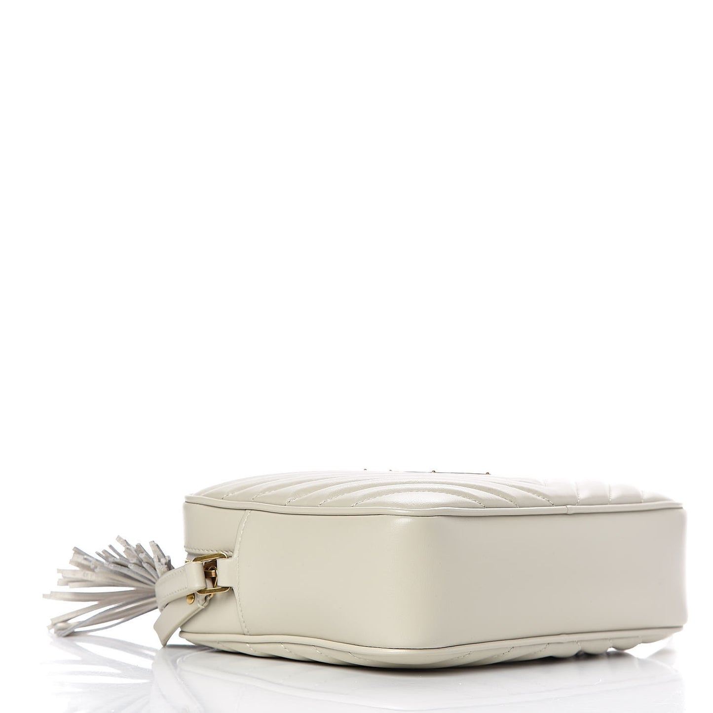 Calfskin Matelasse Monogram Lou Camera Bag Crema Soft
