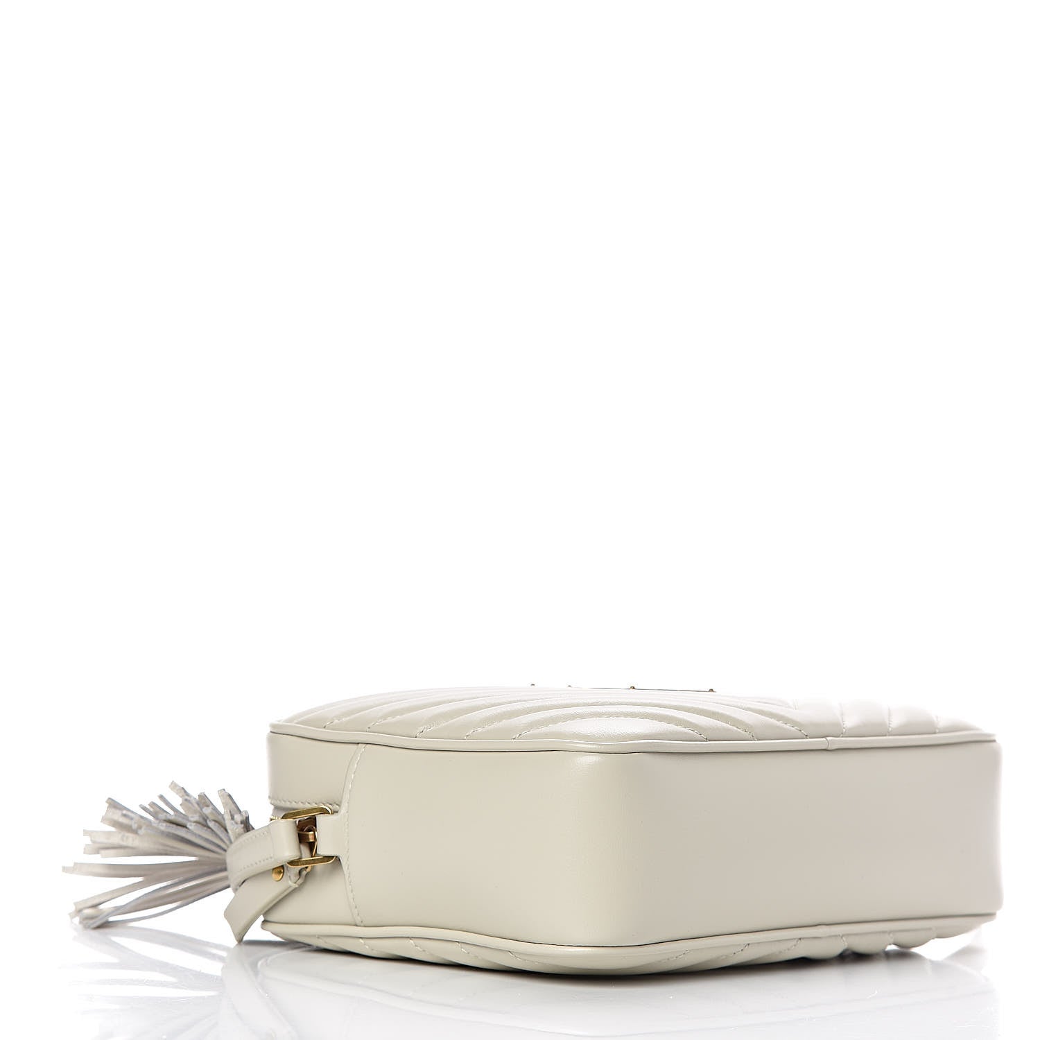 Saint Laurent Calfskin Matelasse Monogram Lou Camera Bag Crema Soft 4 of 9