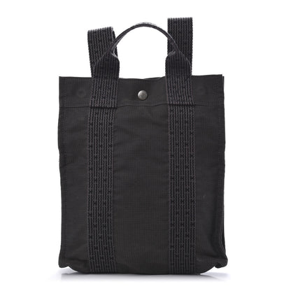 Hermes Canvas Herline Backpack Grey 2 of 18