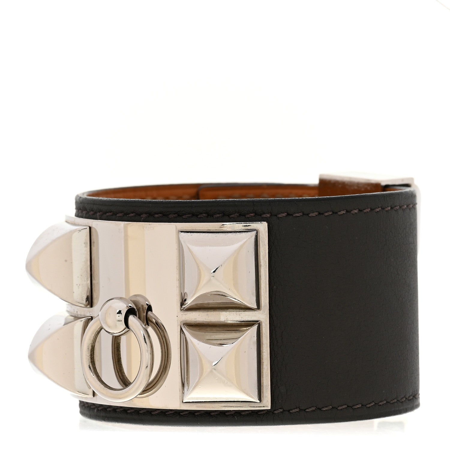 Hermes Swift Collier De Chien CDC Bracelet S Etain 1 of 6