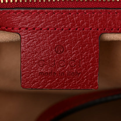 Gucci GG Supreme Monogram Flora Web Medium Ophidia Boston Red 6 of 11