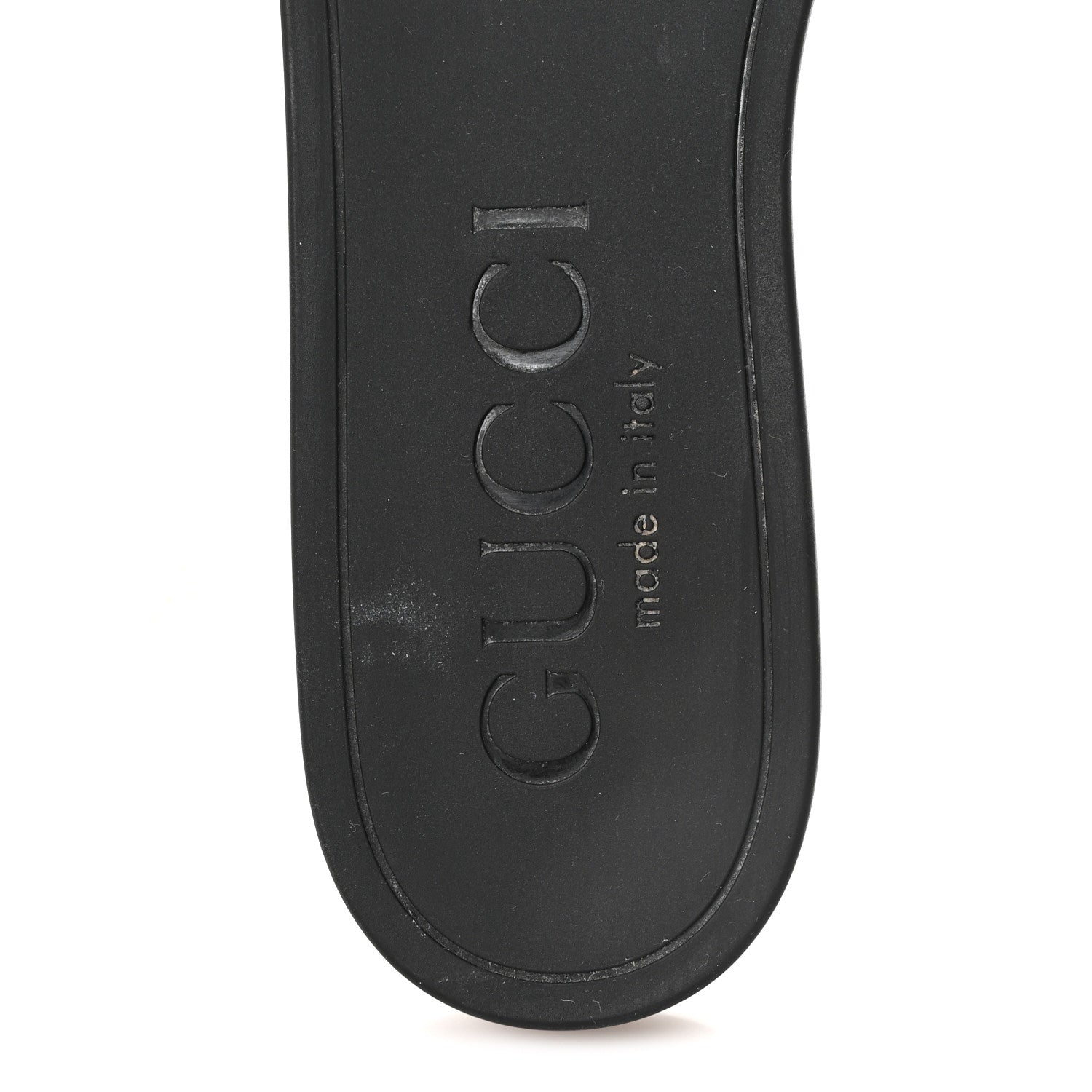Gucci Rubber Womens Interlocking G Slide Sandals  36 Black 8 of 9