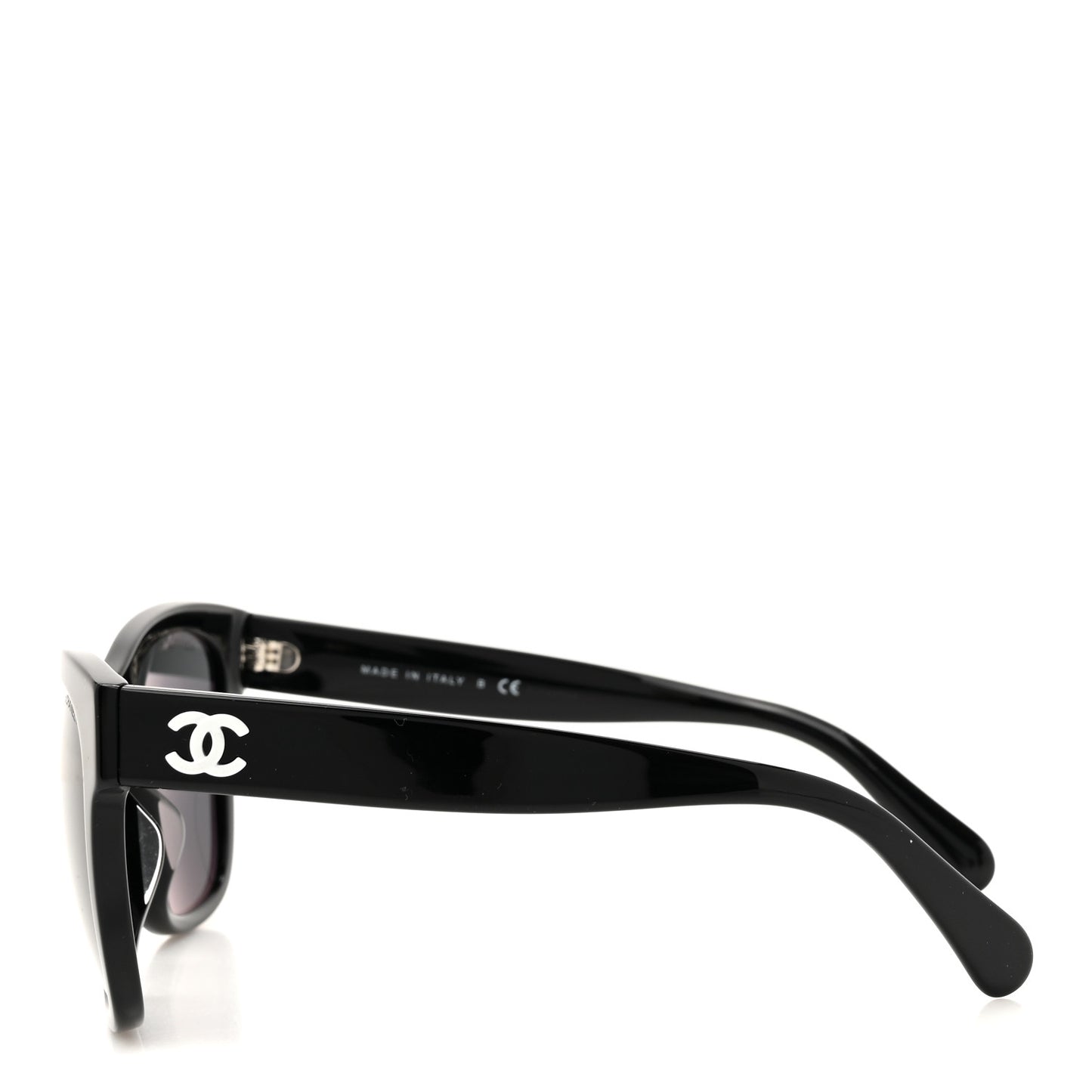 Acetate Polarized Square CC Sunglasses 5380 Black