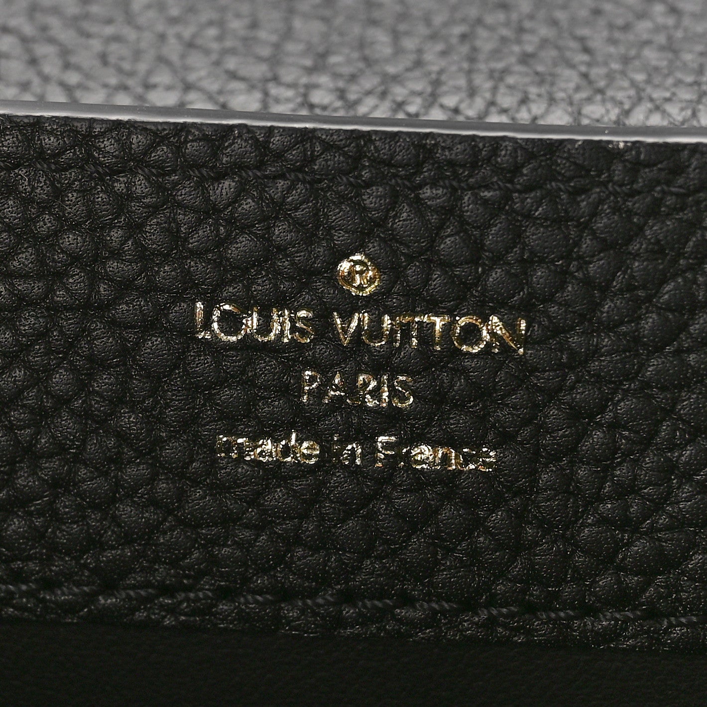 Taurillon Snakeskin Mini Capucines Black
