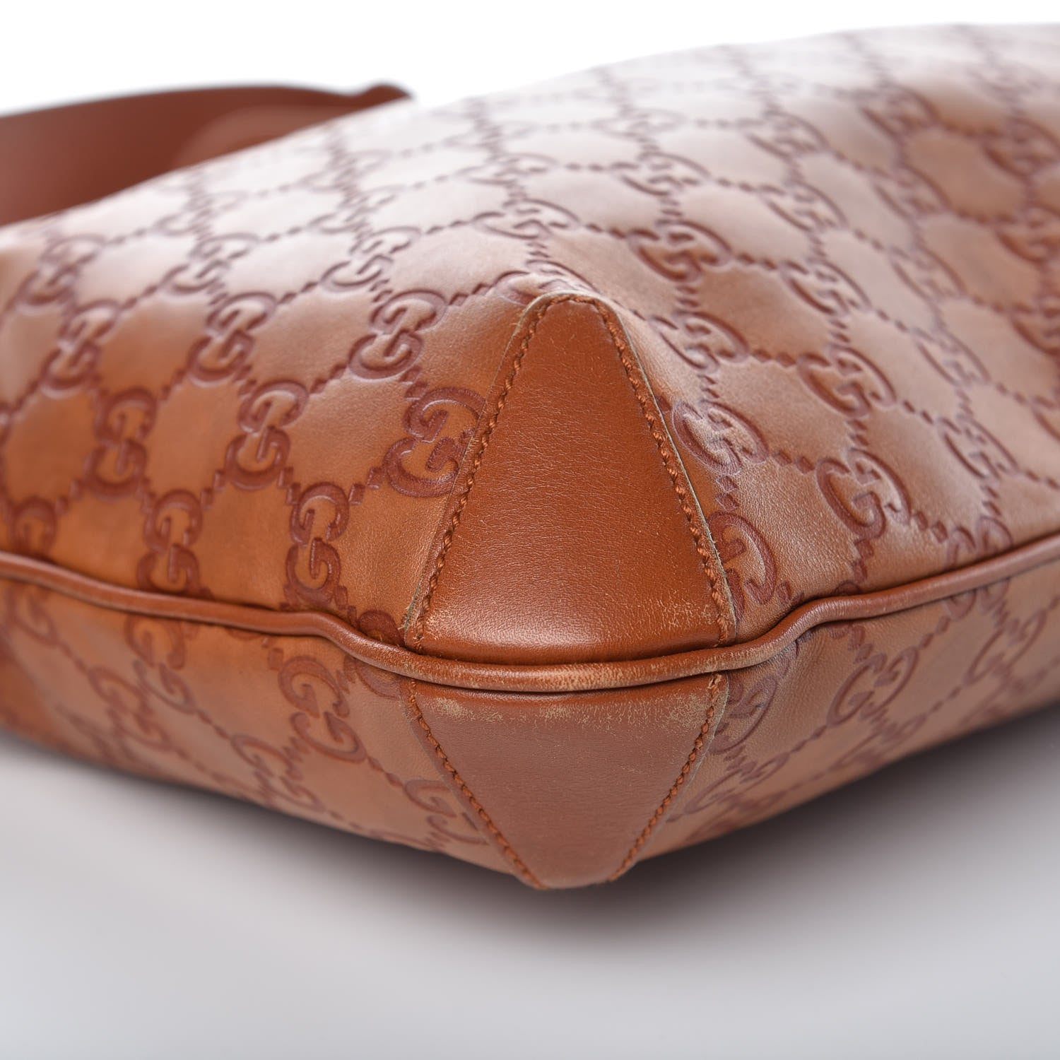 Gucci Guccissima Creole Hobo Saffron 10 of 14