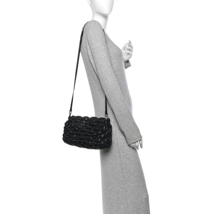 Valentino Garavani Nappa Spikeme Clutch Black 2 of 10