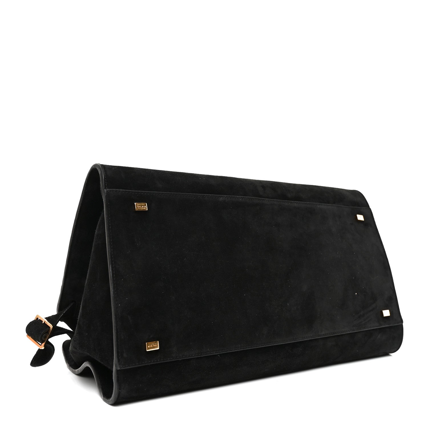 The Row Suede Soft Margaux 15 Black 4 of 9