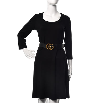 Gucci Calfskin Double G 40mm Belt 85 34 Black 2 of 7