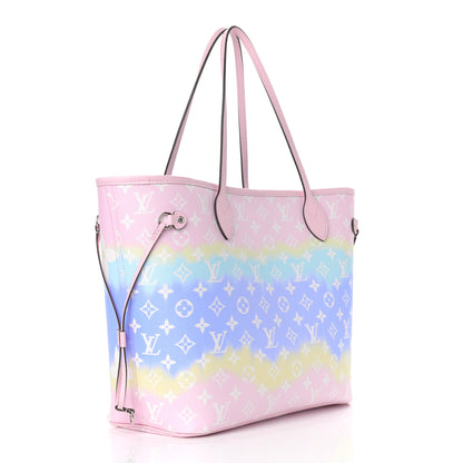 Louis Vuitton Monogram Escale Neverfull MM Pastel 3 of 11