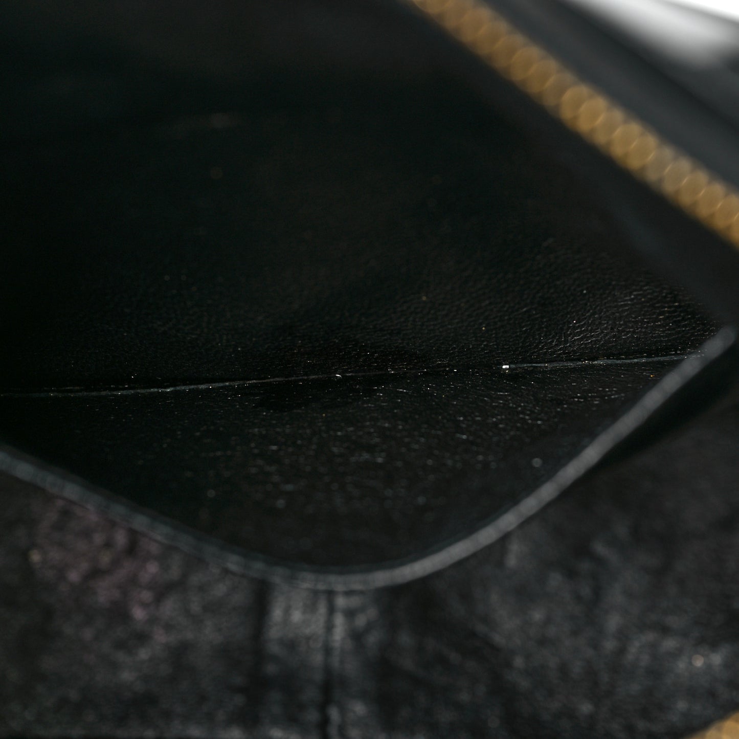 Patent Quilted Tassel Camera Case Black