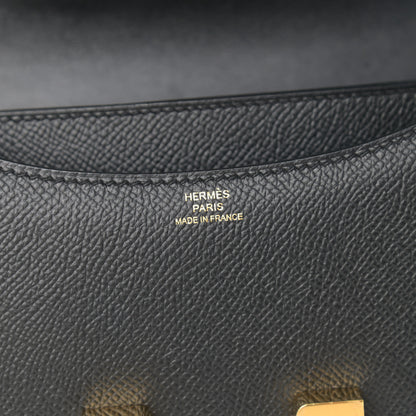 Hermes Epsom Constance 18 Black 6 of 9