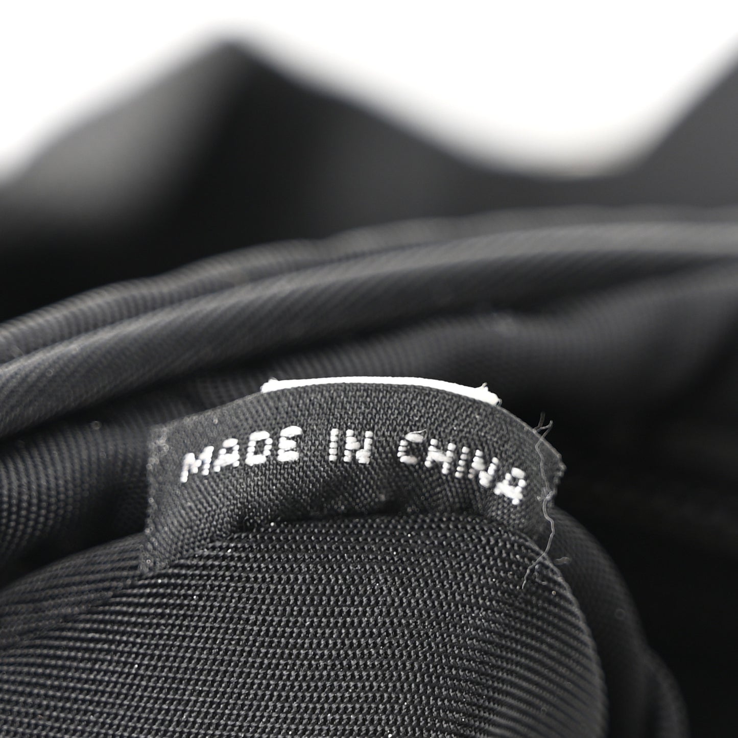 Tessuto Nylon Double Pocket Belt Bag Black