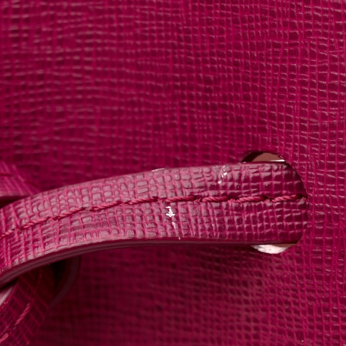 Saffiano Mini Mini Bucket Bag Dark Pink