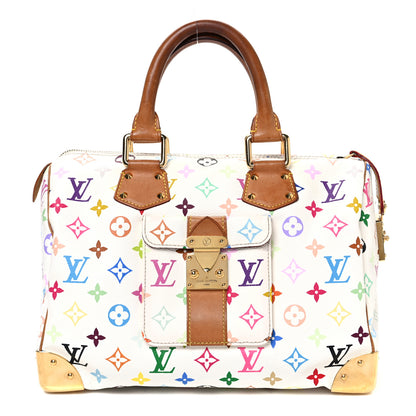 Louis Vuitton Monogram Multicolor Speedy 30 White 1 of 15