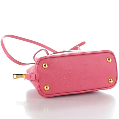Prada Saffiano Lux Mini Promenade Tote Peonia 4 of 7