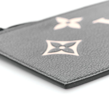 Louis Vuitton Empreinte Monogram Giant Crafty Pochette Felicie Zippered Insert Black 7 of 8