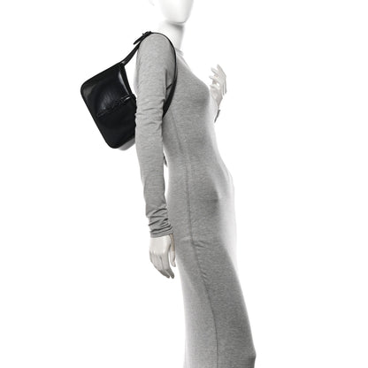 Saint Laurent Patent Le 5 A 7 Monochrome Hobo Black 2 of 12