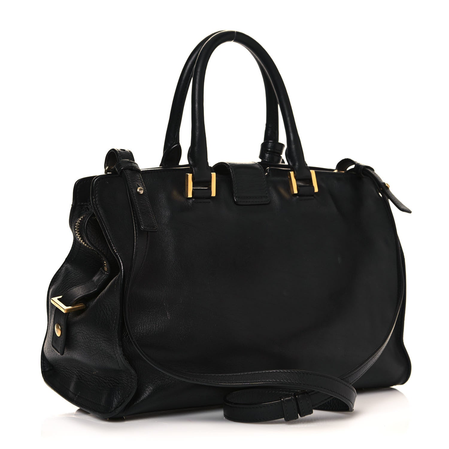 Saint Laurent Calfskin Small Classic Y Cabas Black 3 of 19