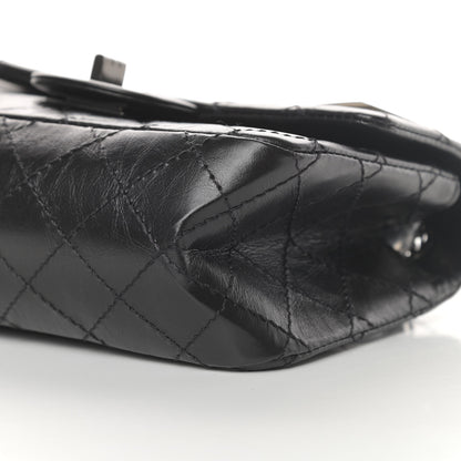 Chanel Aged Calfskin Quilted 2.55 Reissue Mini Flap So Black 10 of 13