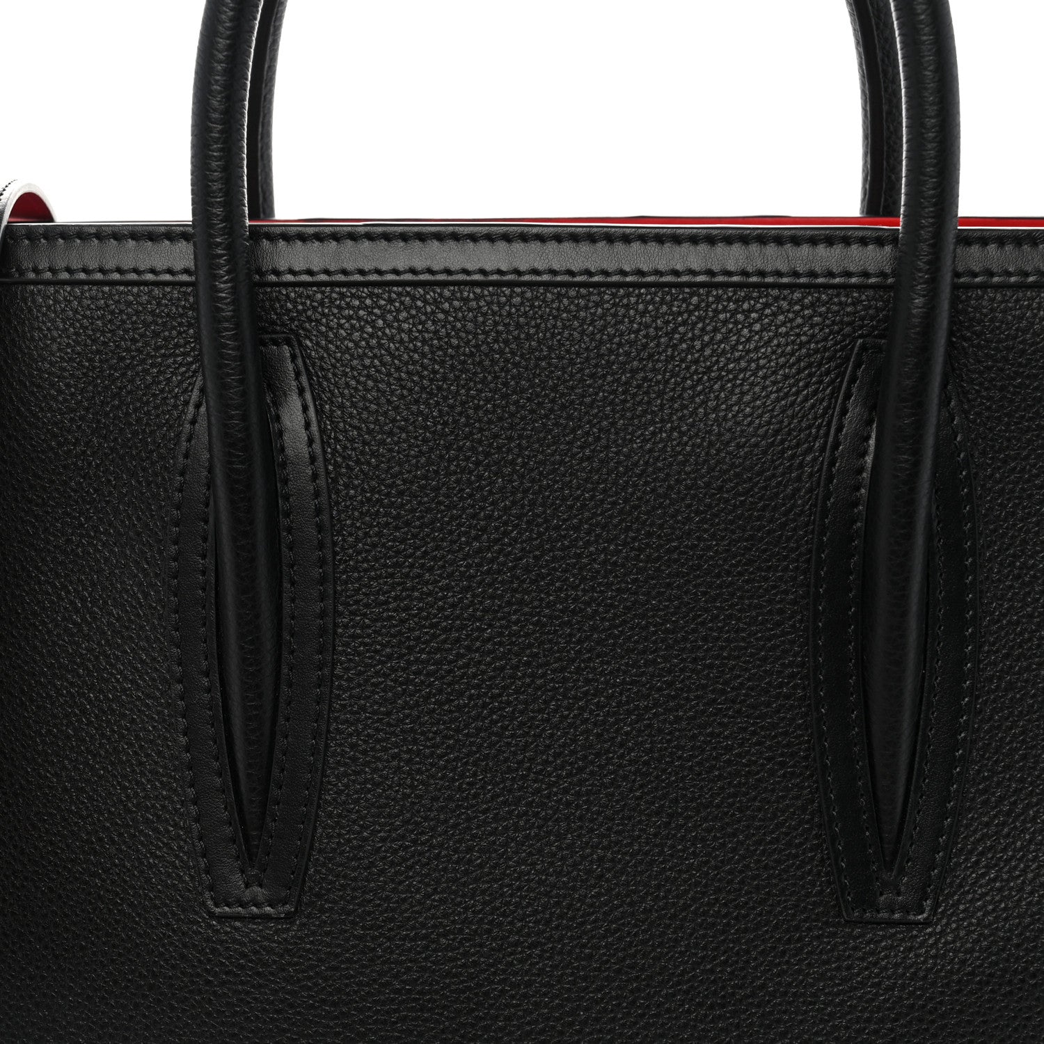 Christian Louboutin Calfskin Empire Medium Paloma Black 8 of 10