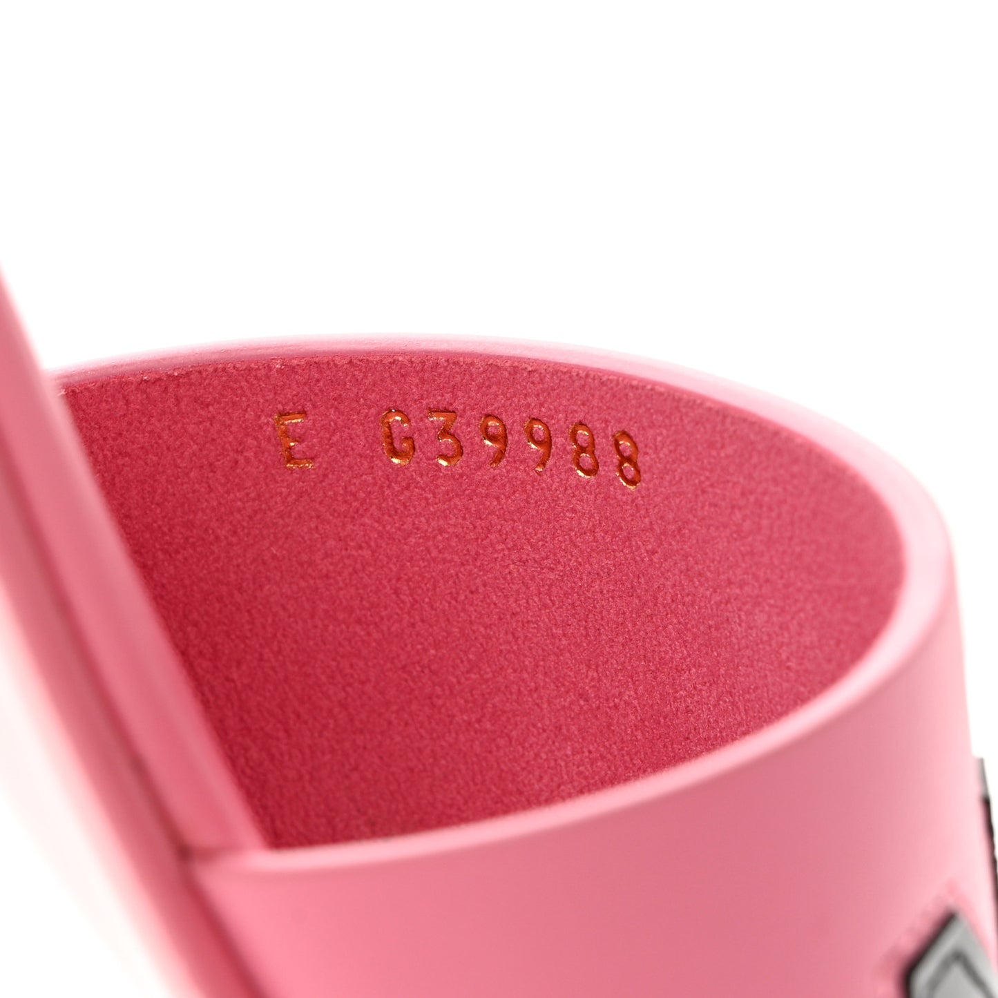Calfskin Patent Calfskin Logo Mules 37 Pink Black