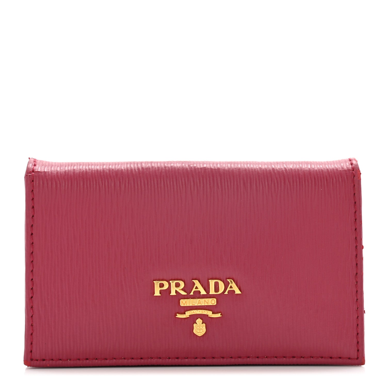 Prada Vitello Move Bi-Fold Card Holder Wallet Ibisco 1 of 10
