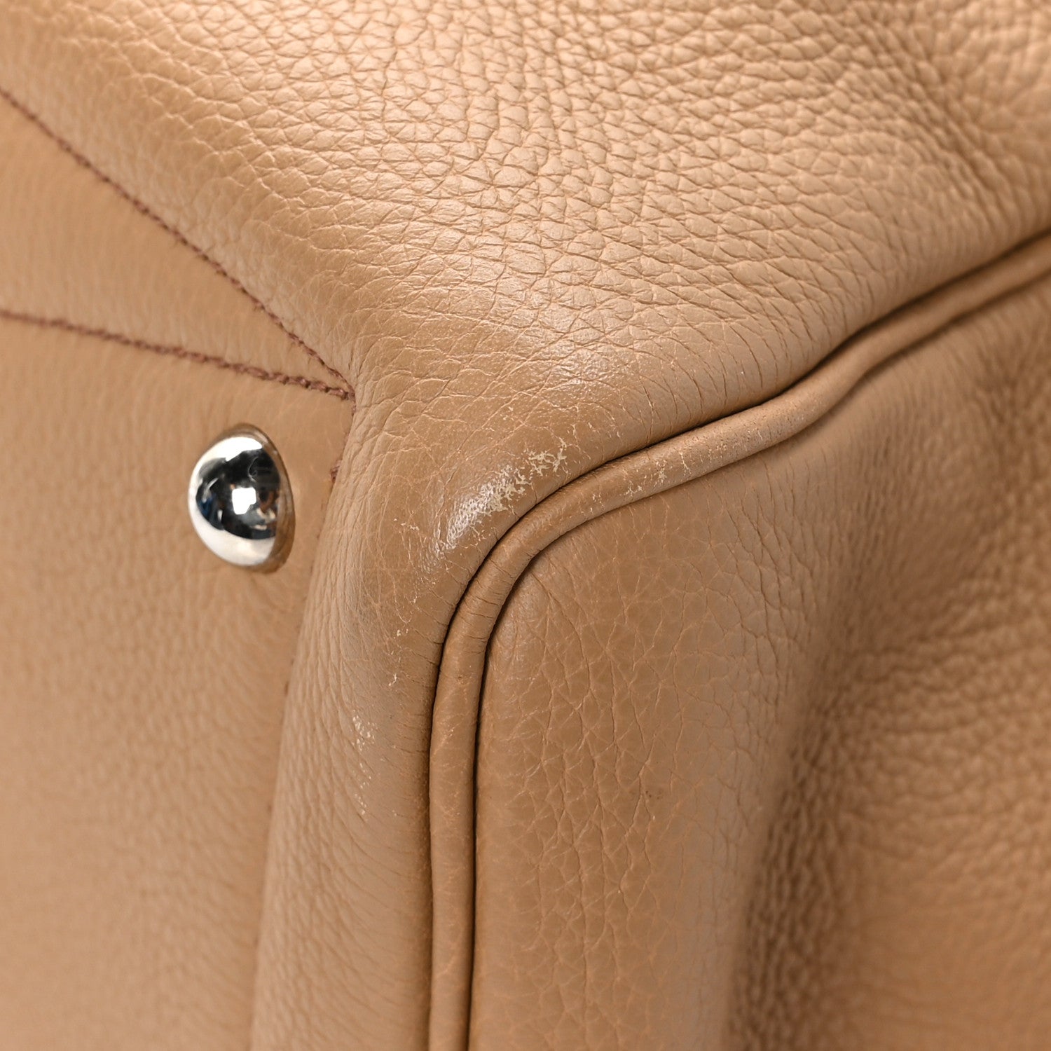 Hermes Taurillon Clemence Victoria II 35 Biscuit 13 of 13