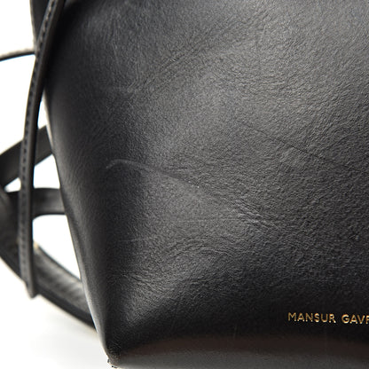 Mansur Gavriel Calfskin Mini Mini Bucket Bag Black Flamma 15 of 16