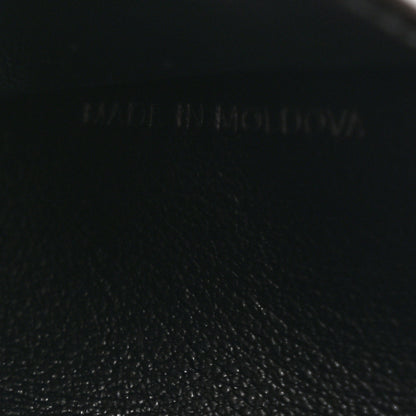 Burberry Grained Calfskin Double Flap Lark Wallet Black 7 of 8