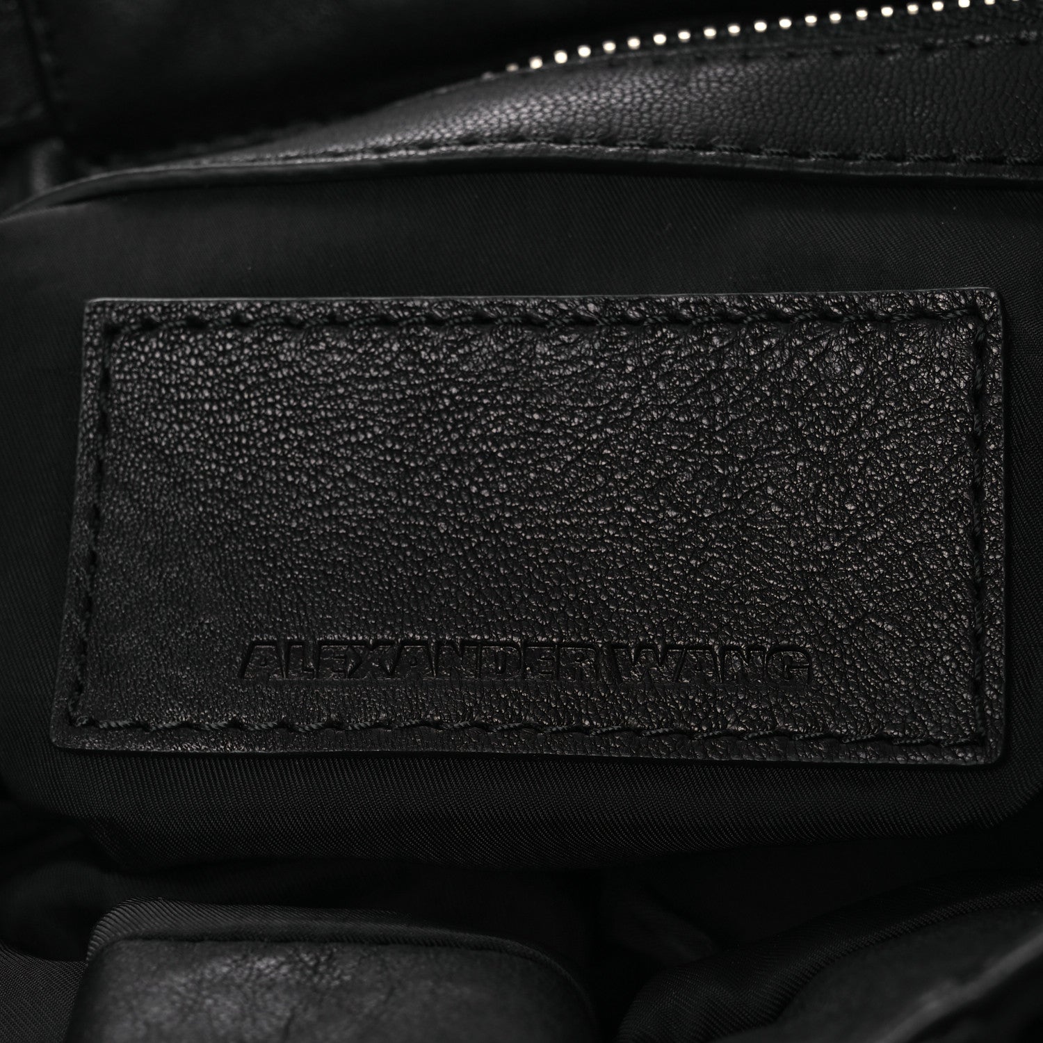 Alexander Wang Lambskin Marti Backpack Bag Washed Black Rhodium