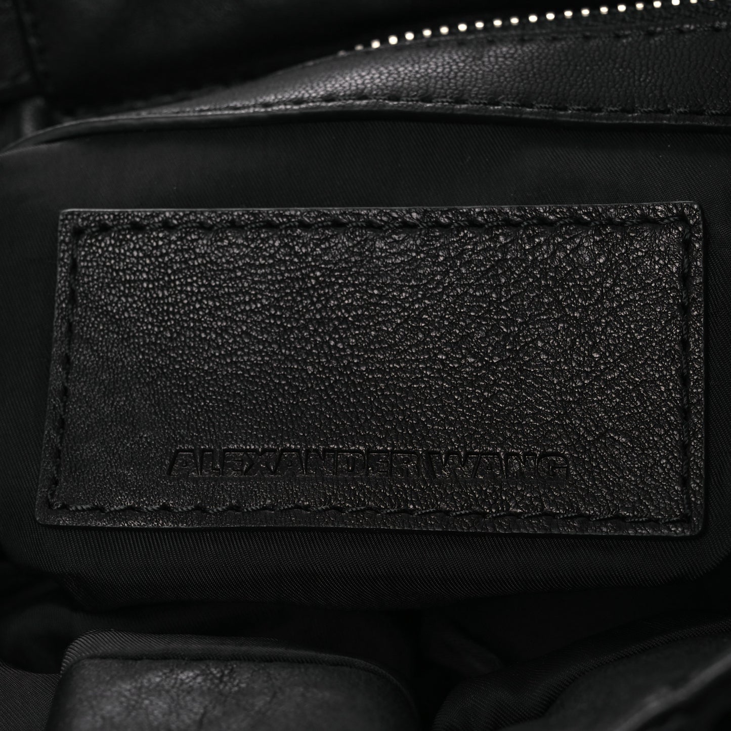 Lambskin Marti Backpack Bag Washed Black Rhodium Hardware