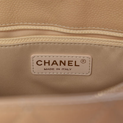 Chanel Caviar Quilted Grand Shopping Tote GST Beige Clair 6 of 13