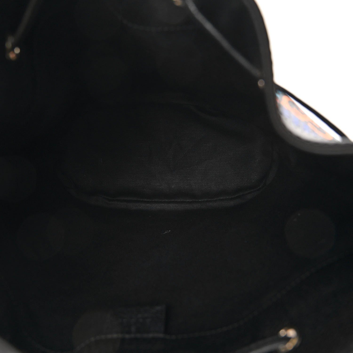 Gucci GG Supreme Monogram Psychedelic Bucket Bag Black 5 of 10