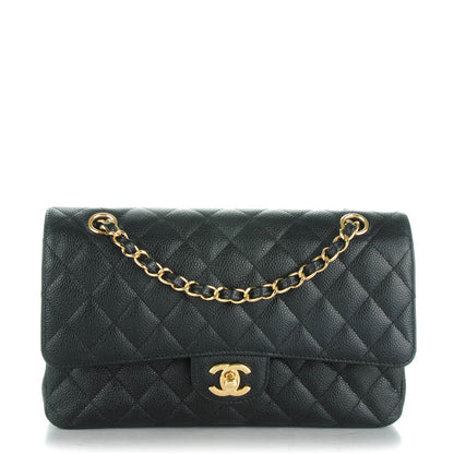 Chanel Caviar Quilted Medium Double Flap Black 1 of 8