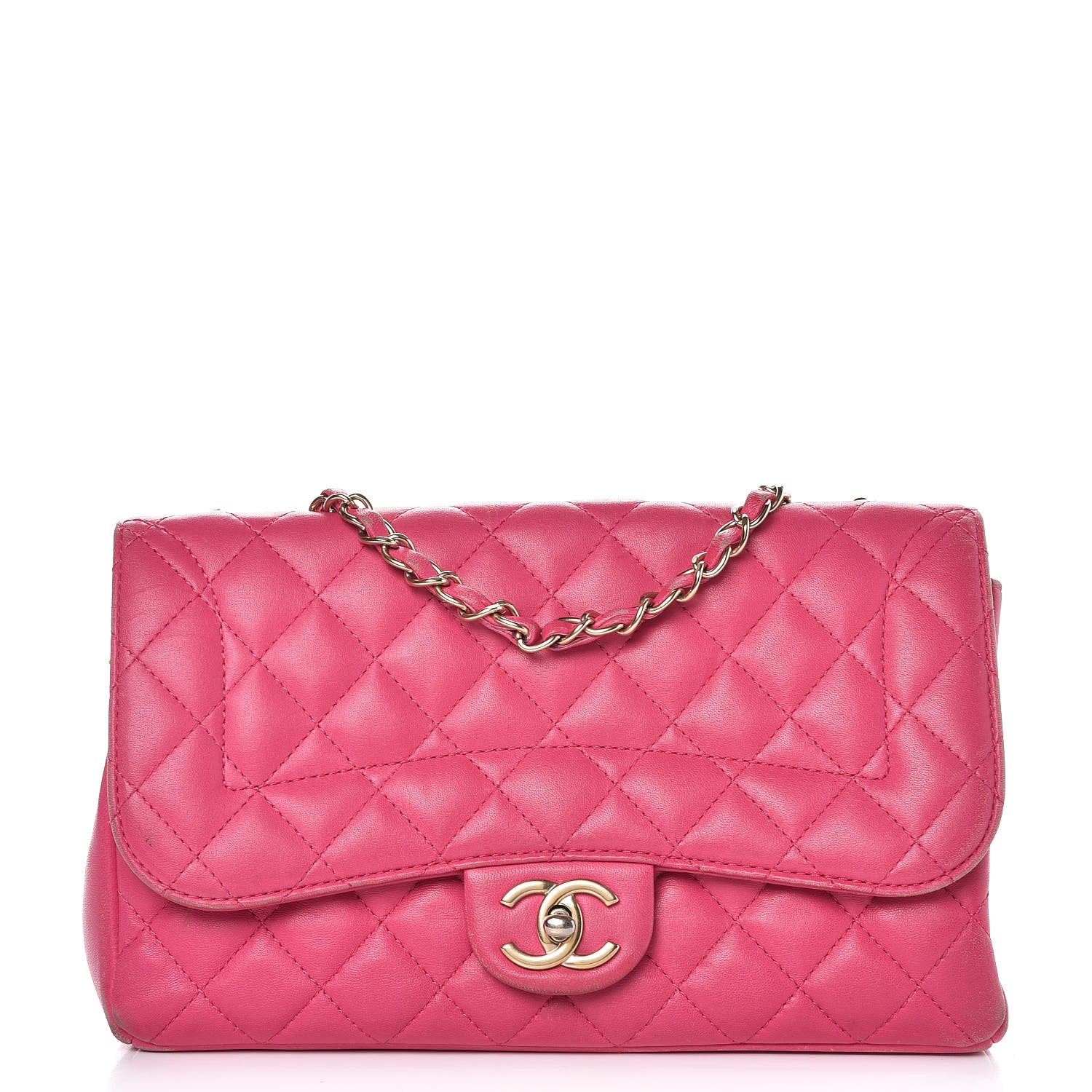 Chanel Lambskin Quilted Medium Mademoiselle Chic Flap Pink 1 of 19