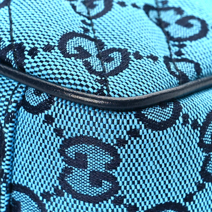 Gucci Monogram Multicolor Matelasse Diagonal Small GG Marmont Shoulder Bag Light Blue 8 of 8