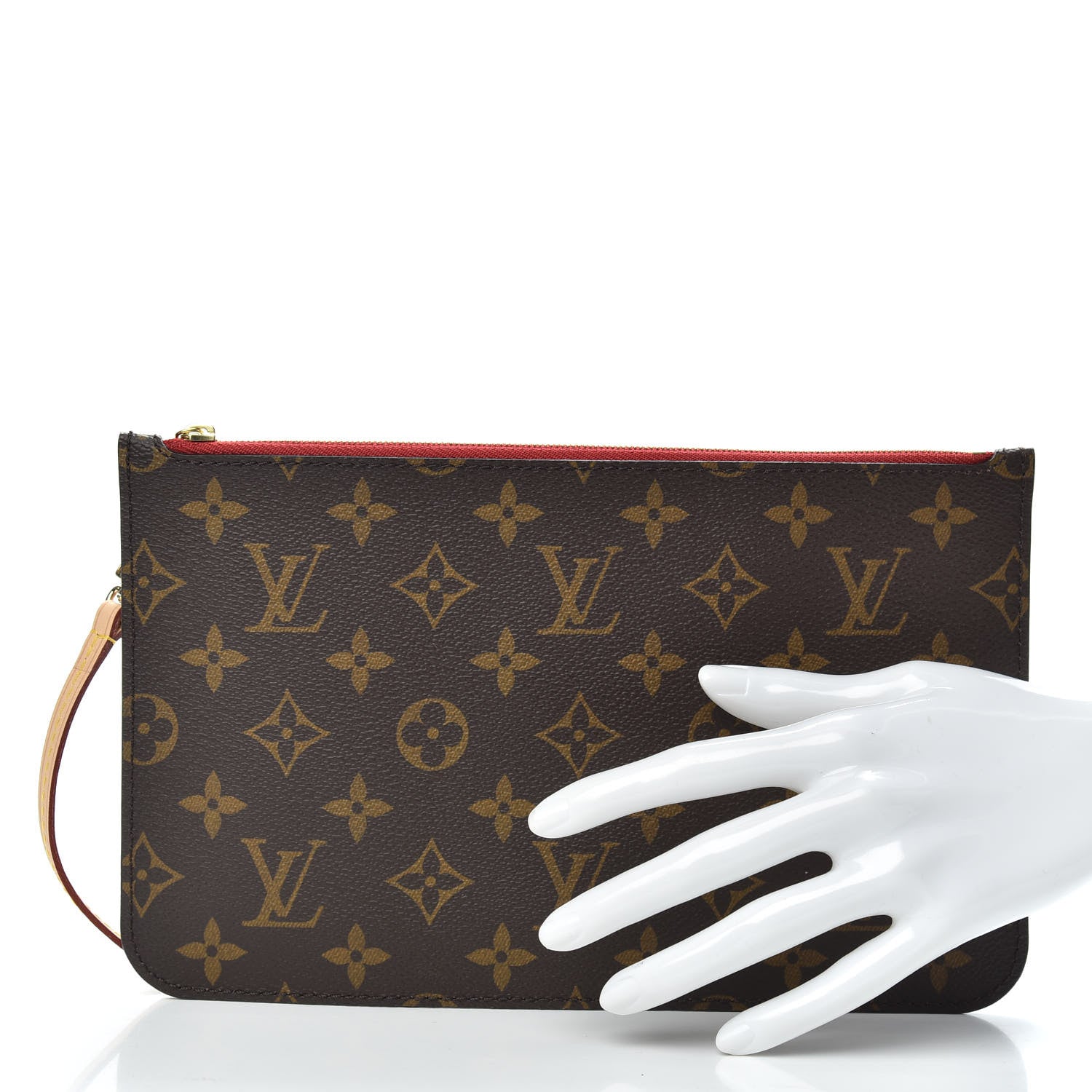 Louis Vuitton Monogram Neverfull MM GM Pochette Pivoine 2 of 8