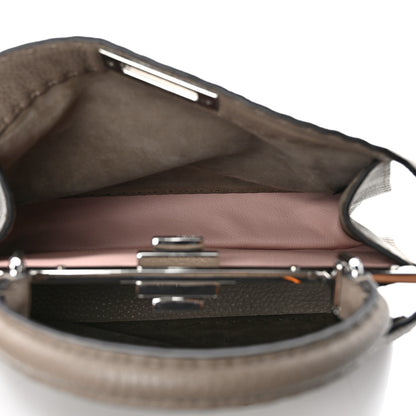 Fendi Cuoio Romano Selleria Chamois Medium Peekaboo I SEE U Satchel Corda Camelia Cipria 5 of 10