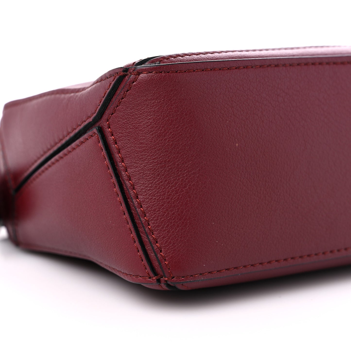 Calfskin Mini Puzzle Bag Wine