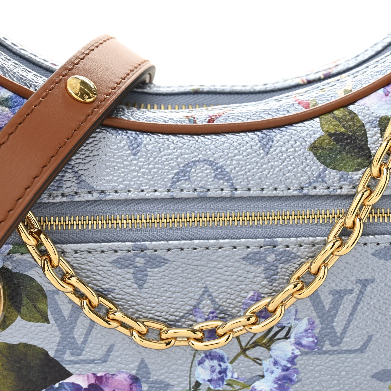 Louis Vuitton Metallic Monogram LV Garden Loop PM Blue 7 of 10
