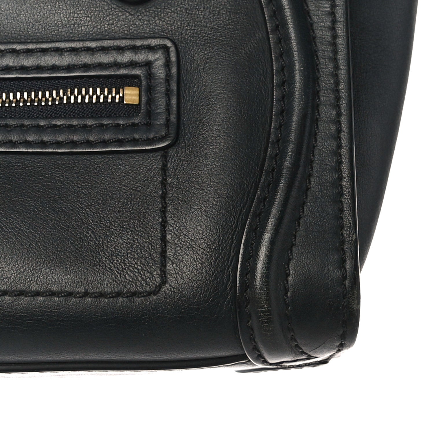 Celine Smooth Calfskin Nano Luggage Orage 12 of 13