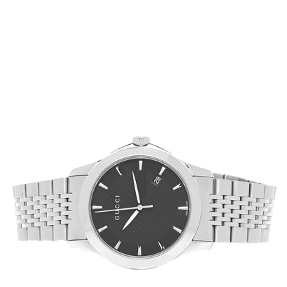 Gucci Stainless Steel 38mm G-Timeless Quartz Watch Black 2 of 4