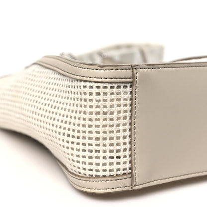 Stella McCartney Eco Mesh Logo Mini Crossbody Ivory White 9 of 10