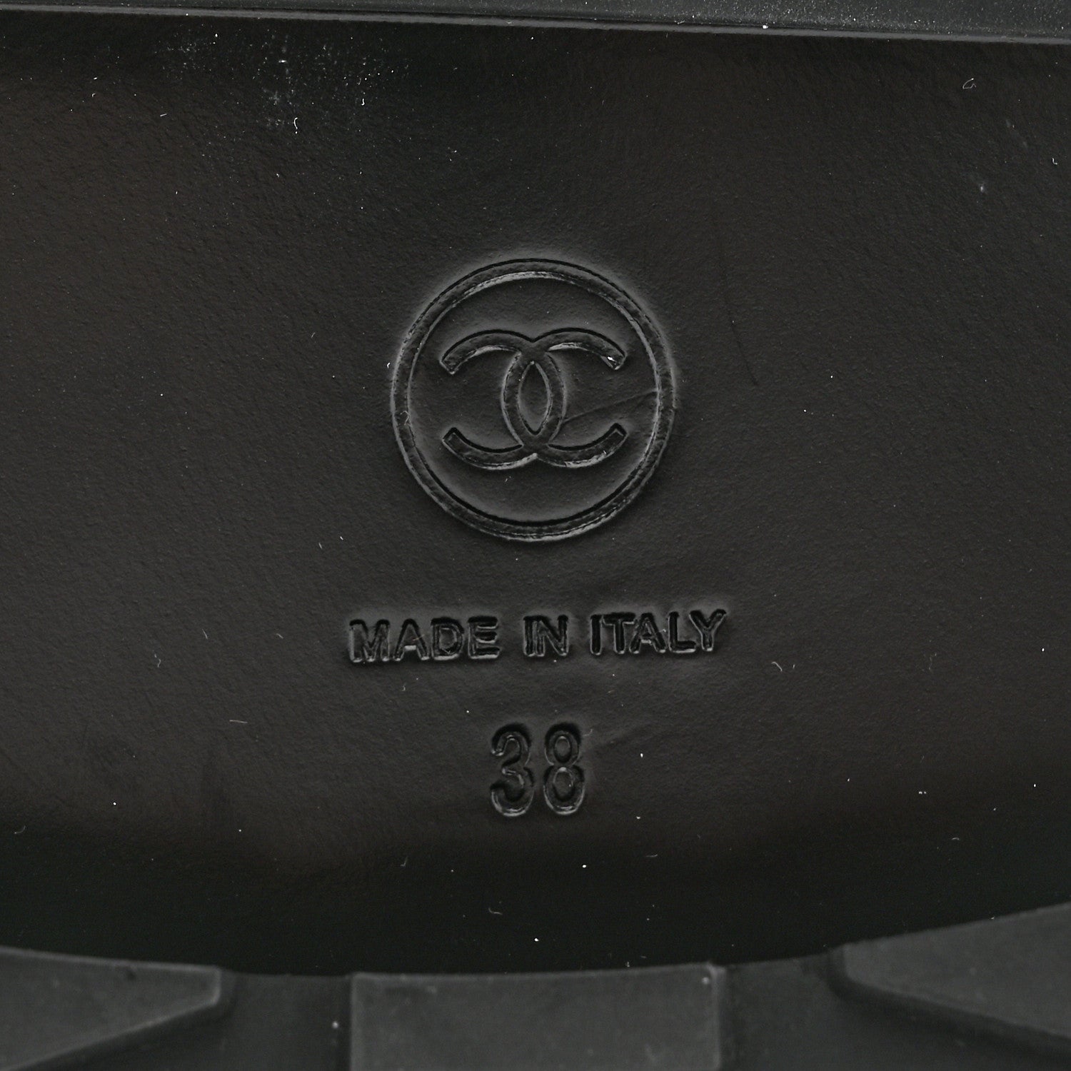 Chanel Shiny Calfskin Velvet Pearl Combat Short Boots 38 Black 6 of 14