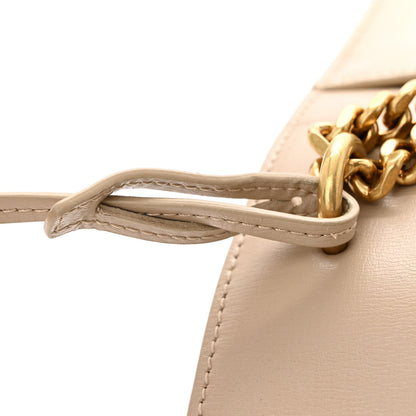 Saint Laurent Calfskin Medium Monogram Sunset Dark Beige 11 of 11