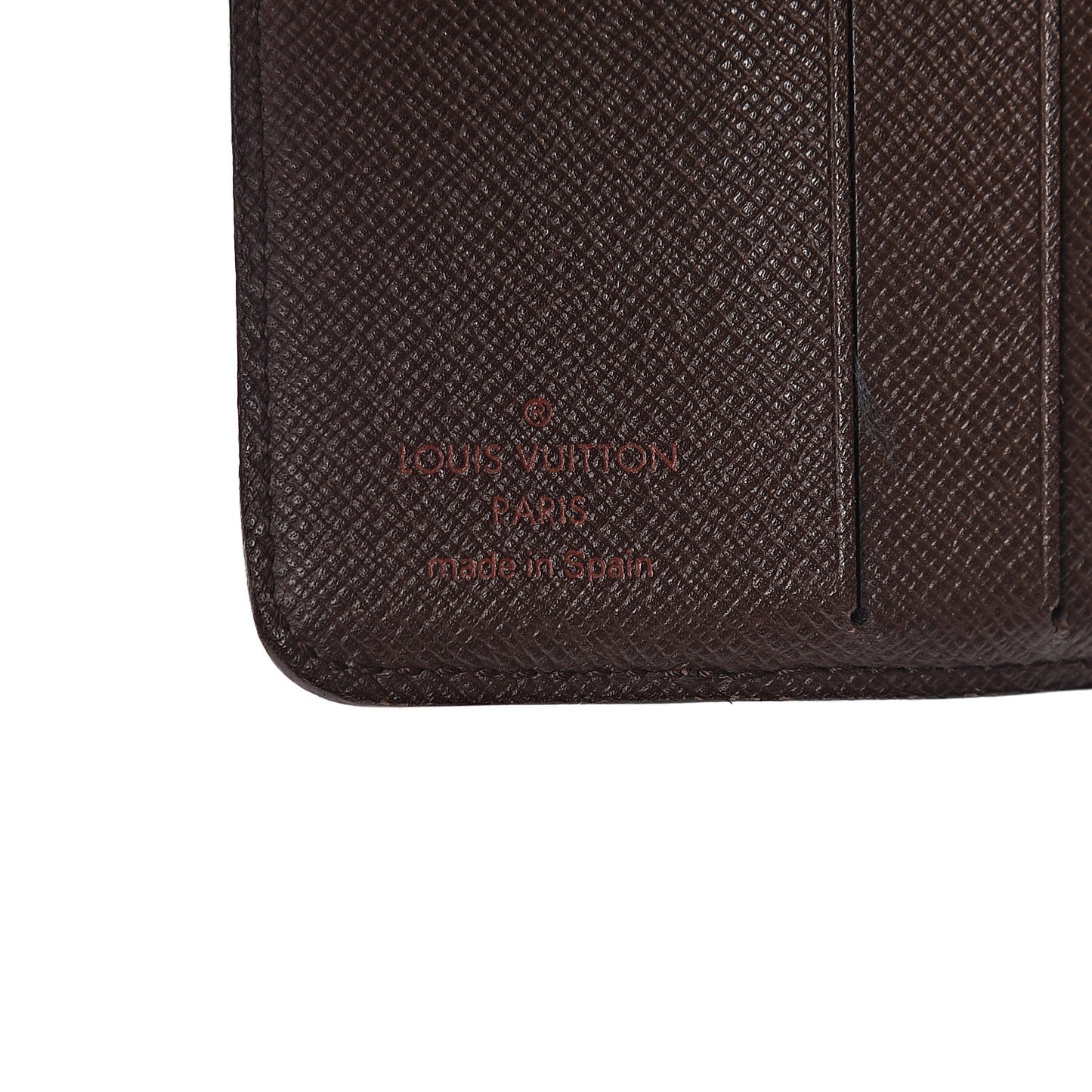 Damier Ebene Zippe Zipped Compact Wallet