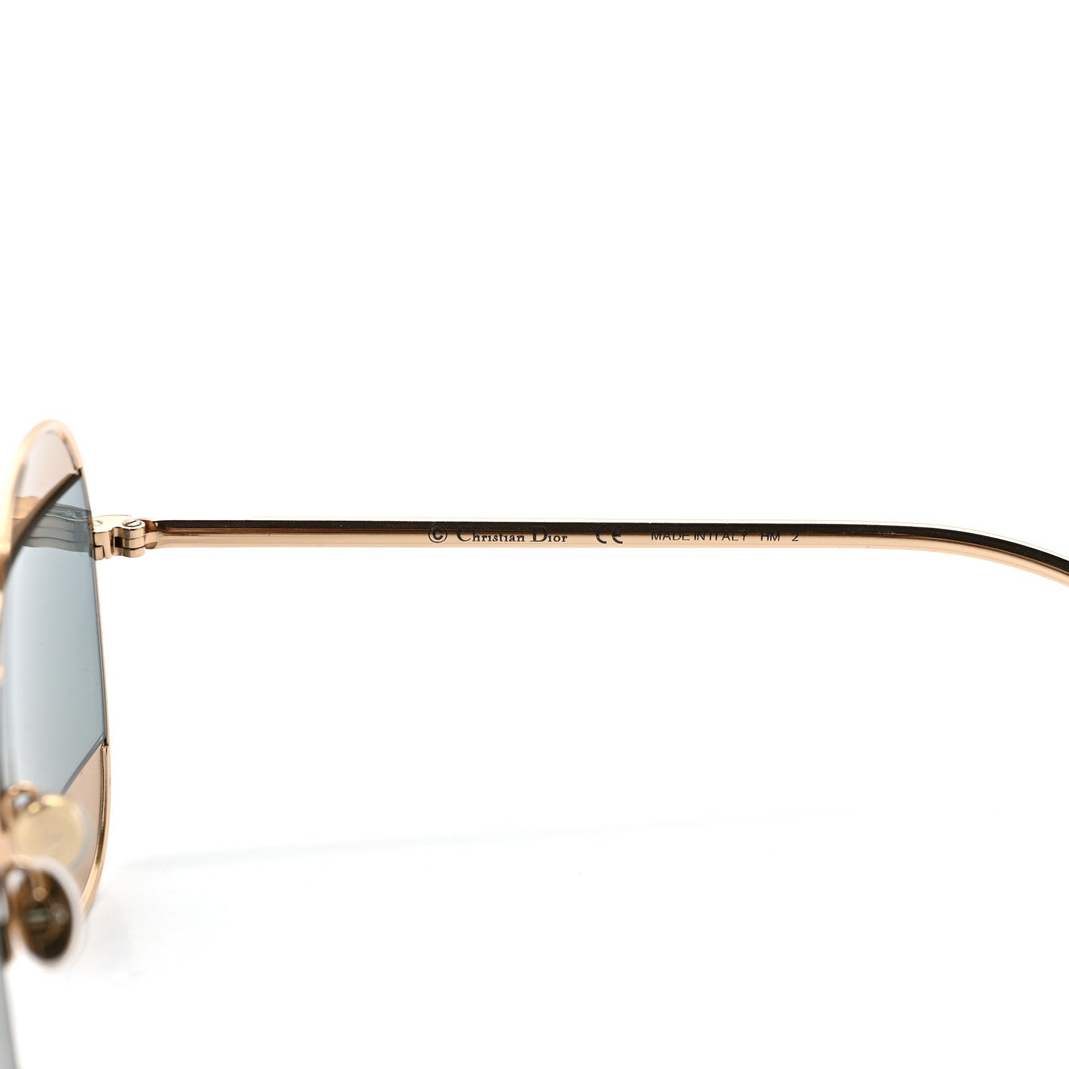 Christian Dior Split 1 Aviator Sunglasses Gold 5 of 6