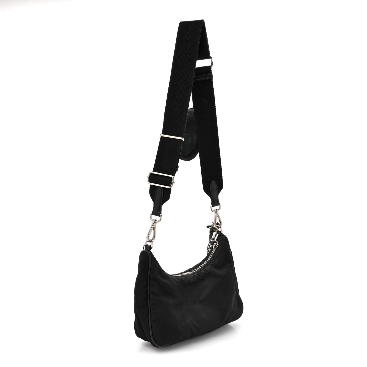 Prada Nylon Re-Edition 2005 Shoulder Bag Black 3 of 16