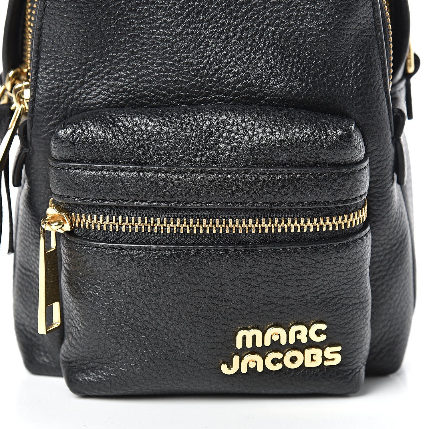 Marc Jacobs Pebbled Calfskin Backpack Black 9 of 11