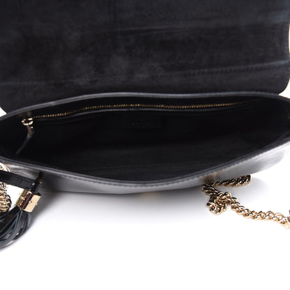 Gucci Patent Medium Soho Flap Crossbody Black 5 of 11